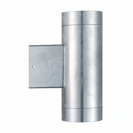 UrbanGlow Light – Strakke Zilveren Up-Down Buitenlamp