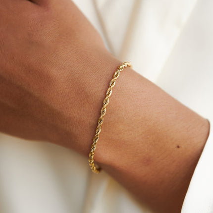 Sienna - Elegant Draaide Schakel Armband