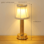 Goud / Wit kant