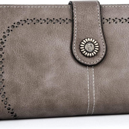 LeatherMax - Stijlvolle Leren Portemonnee met Polsband