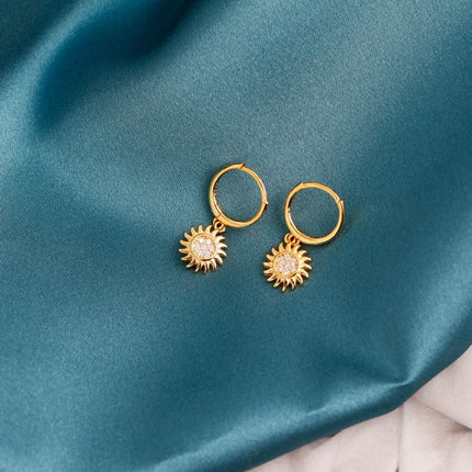 Elegante Elara Oorbellen voor Dames - Stijlvolle Zonneschijn Accessoire
