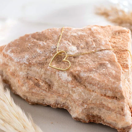 BoldHeart Ketting – Elegante Open Hart Hanger