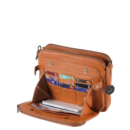 LuxeCarry Bag - Elegante Leren Crossbody voor Stijl