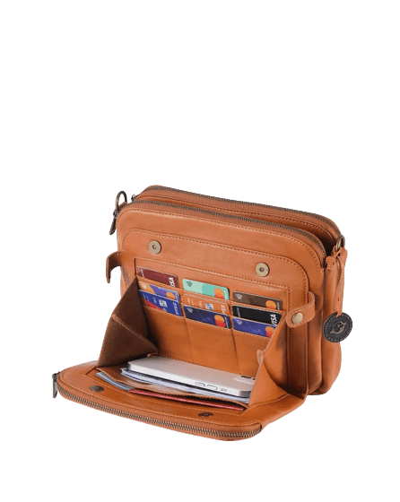 LuxeCarry Bag - Elegante Leren Crossbody voor Stijl
