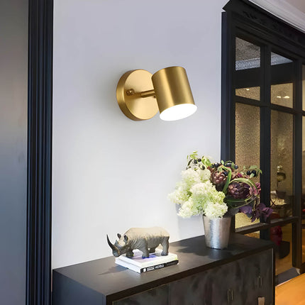 Elegante Scandinavische Koper LED Wandlampen voor Stijlvolle Verlichting