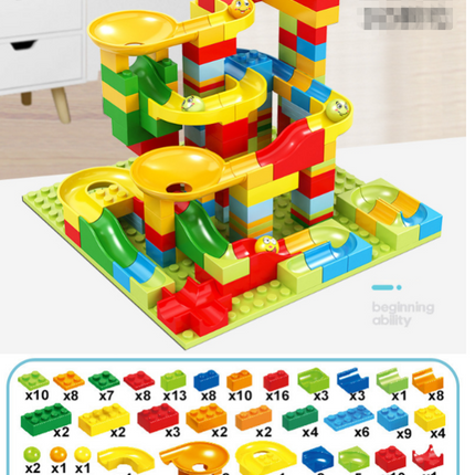 MarbleBuilder Set - Aanpasbare Marble Racebaan voor Creatie