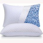 Wit Blauw / 64x48 cm