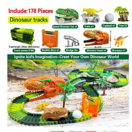 DinoExpress Train Set – Avontuurlijke Speelset voor Kids