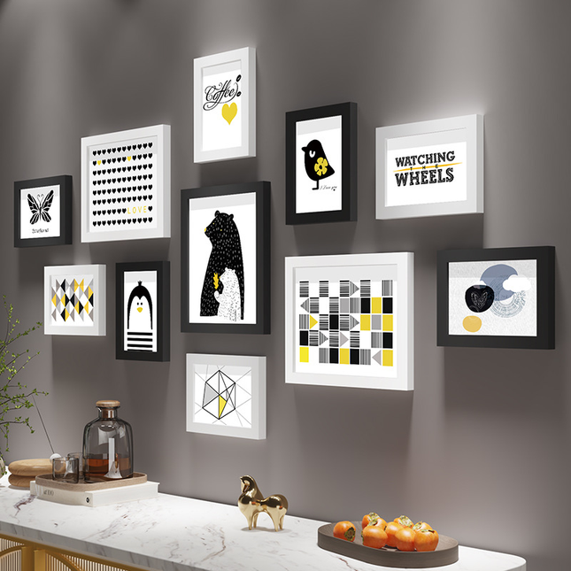GallerySet – Fotolijsten zonder Boren (11-delig)