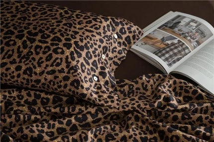 Leo Print - Luxe Egyptisch Katoen Dekbedovertrek