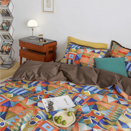 Shapes and Colors - Luxe Dekbedovertrekset van Egyptisch Katoen