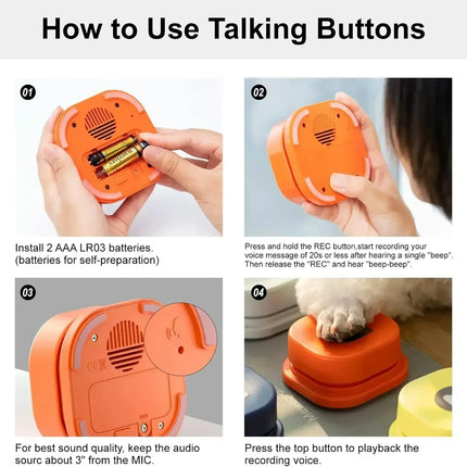 BarkTalk – Interactieve Knoppen voor Hondentraining