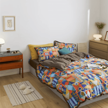 Shapes and Colors - Luxe Dekbedovertrekset van Egyptisch Katoen