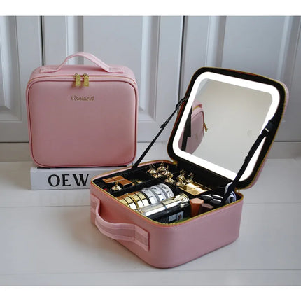 MirrorGlam - Make-up tasje met spiegel