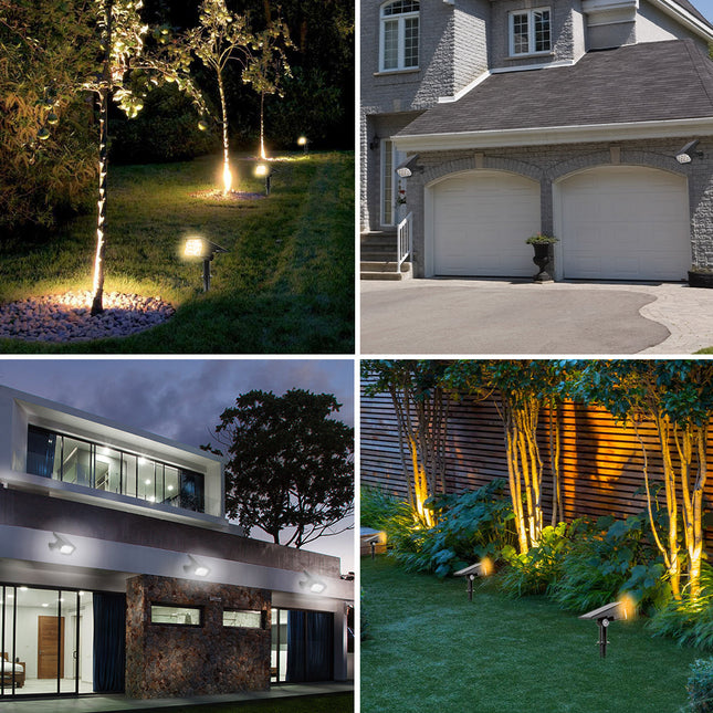 Draadloze LED Solar Tuinspots Deluxe (1 + 1 GRATIS)
