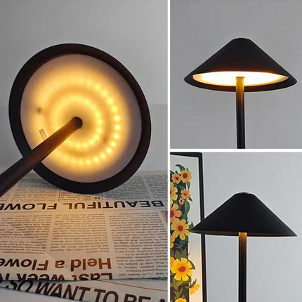 Elegante GoLumina Draadloze Bureaulamp met Verstelbare Verlichting