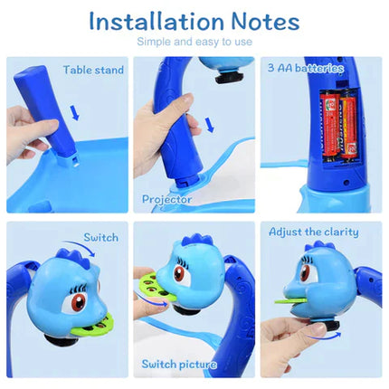 DinoSketch Board - Creatief Tekenbord met 12-delige Set
