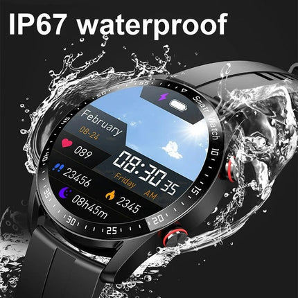 PulseTrack Smartwatch - Slimme Horloge voor Gezondheid en Verbinding