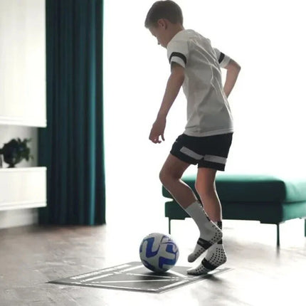 Junior Soccer Skills Coach Mat - Verbeter Voetbalvaardigheden Thuis