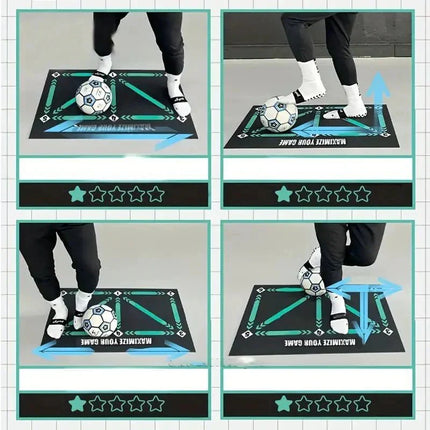 Junior Soccer Skills Coach Mat - Verbeter Voetbalvaardigheden Thuis