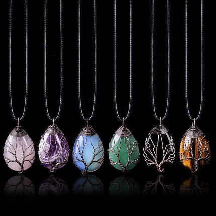 Seraphina Dropketting - Elegant Amethist Sieraad