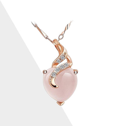 Calista Heart - Elegante Opaal Halsketting