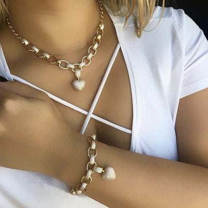 Elisette - Luxe Zirkonia Sieradenset voor Dames