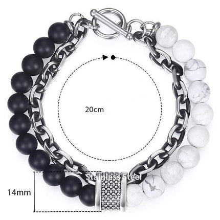 Tijgeroog Kralenarmband voor Mannen "De Krijger" - Asher