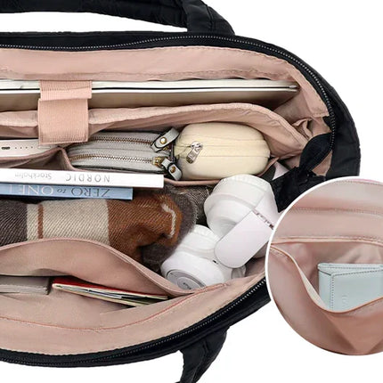 TrendFlex Backpack - Stijlvolle Puffer Rugzak voor Elke Dag