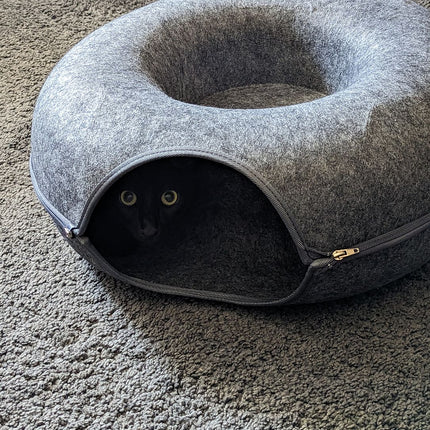 Purrfect Den - Luxe Kattentunnel met Slaapplek