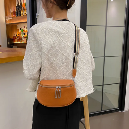 Lucy LeatherBag – Trendy en Schattige Leren Zadeltas