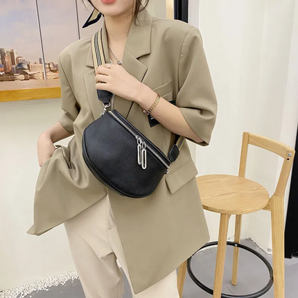 Lucy LeatherBag – Trendy en Schattige Leren Zadeltas