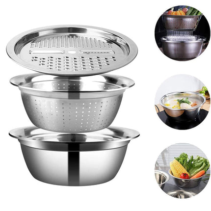 Master Chop - Stijlvolle 3-in-1 Snijlade van RVS