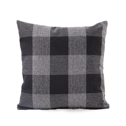Harmonie Home Kussenhoes - Tijdloze Ruit Kussenhoes voor Elk Interieur