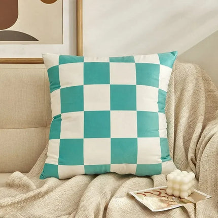 Stijlvol Ruitjeskussen – Trendy Must-Have voor een Luxe Interieur