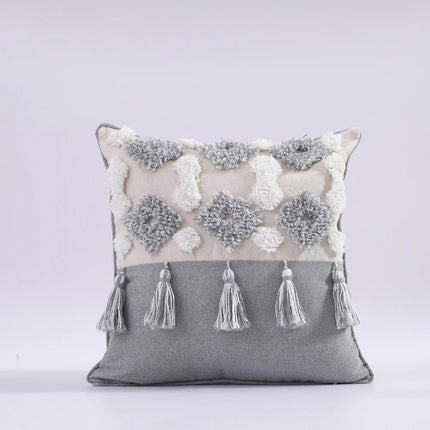 Boho Tufted Kussenhoes - Marokkaanse Flair voor Jouw Interieur