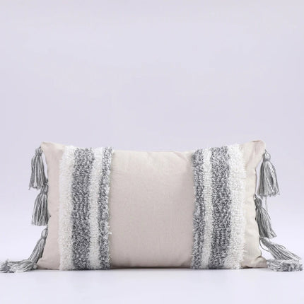 Boho Tufted Kussenhoes - Marokkaanse Flair voor Jouw Interieur