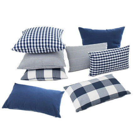 Stijlvolle MarbreLuxe Kussenhoes - Moderne Streep Kussenhoes voor Elegante Interieurs