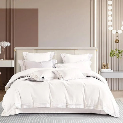 Luxxe White – Luxe Wit Dekbedovertrek van Egyptisch Katoen