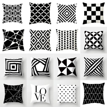 Stijlvolle Geometrische Kussenhoes - voor een Modern Interieur