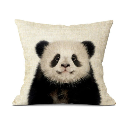 Schattige Dieren Kussenhoes – Speels en Stijlvol Accessoire voor Elk Interieur
