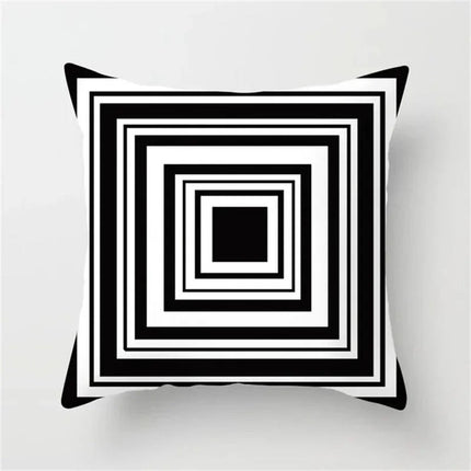 Stijlvolle Geometrische Kussenhoes - voor een Modern Interieur
