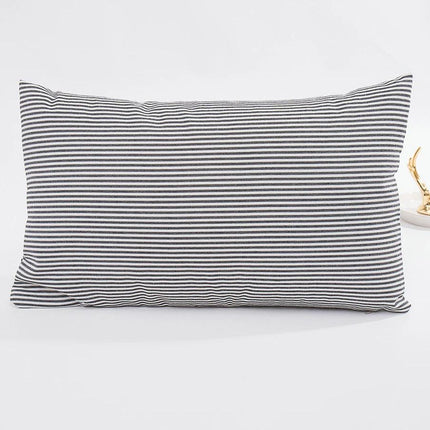Stijlvolle MarbreLuxe Kussenhoes - Moderne Streep Kussenhoes voor Elegante Interieurs