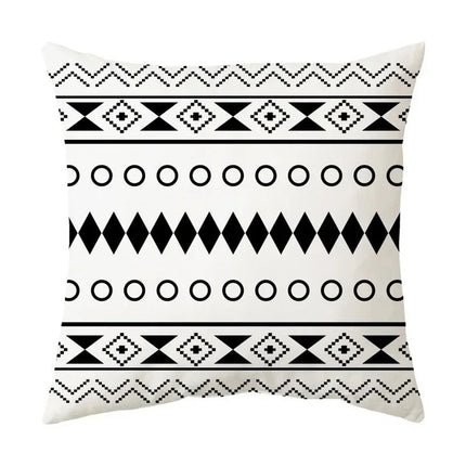 Stijlvolle Geometrische Kussenhoes - voor een Modern Interieur