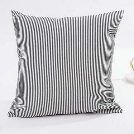 Stijlvolle MarbreLuxe Kussenhoes - Moderne Streep Kussenhoes voor Elegante Interieurs