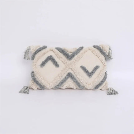 Boho Tufted Kussenhoes - Marokkaanse Flair voor Jouw Interieur