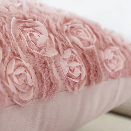 VelourVista Kussenhoes - Schattig Roze Konijn Kussen voor een Betoverend Interieur