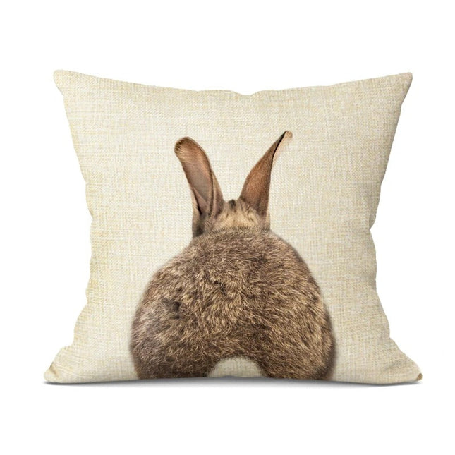 Schattige Dieren Kussenhoes – Speels en Stijlvol Accessoire voor Elk Interieur