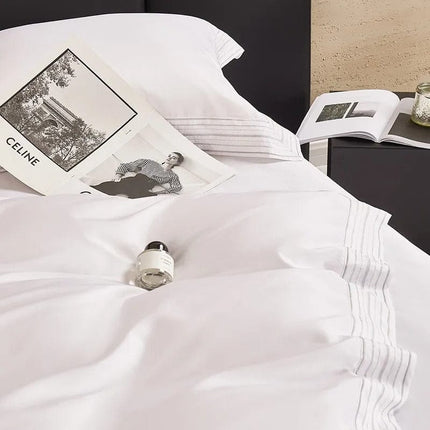 Luxxe White – Luxe Wit Dekbedovertrek van Egyptisch Katoen