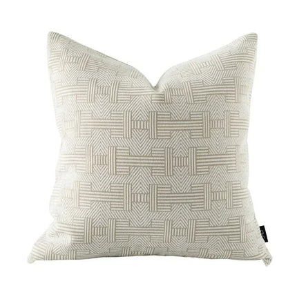 VelvetGlow Kussenhoes - Dubbelzijdige Geometrische Kussenhoes van Luxe Jacquard